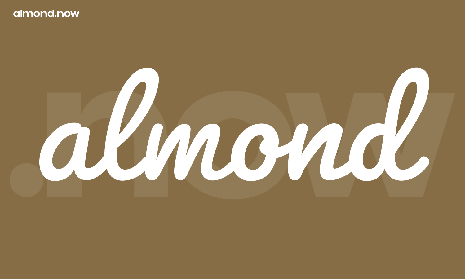 logotipo de almond.now