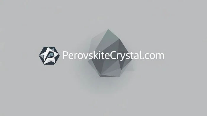 Domain PerovskiteCrystal.com Brand
