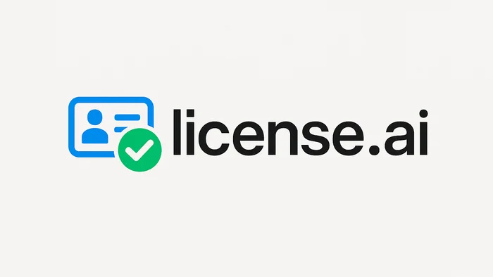 Domain license.ai Brand