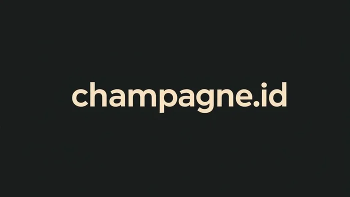 Domain champagne.id Brand