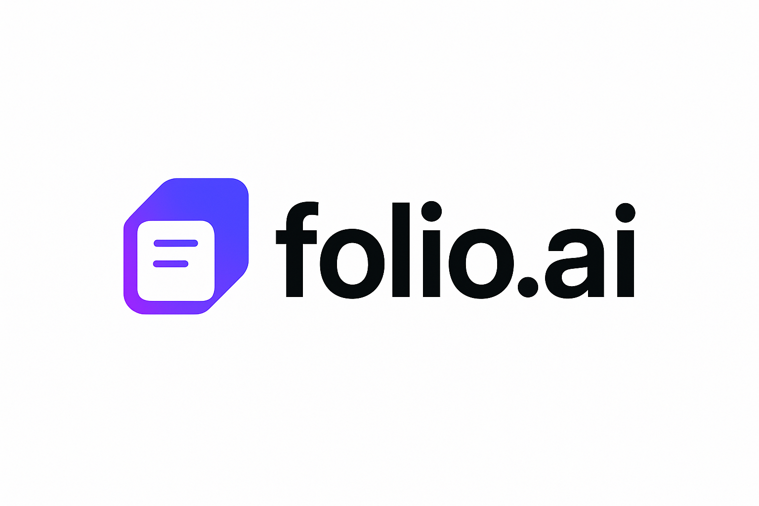 Domain folio.ai Brand