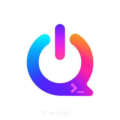 end.sh logo