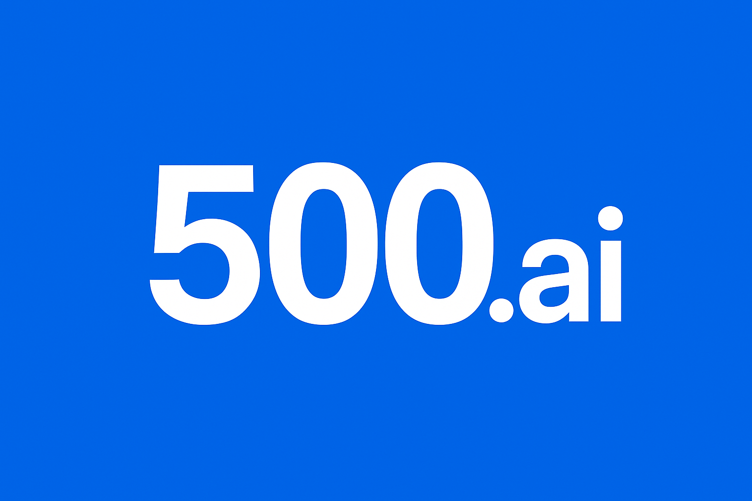 Domain 500.ai Brand