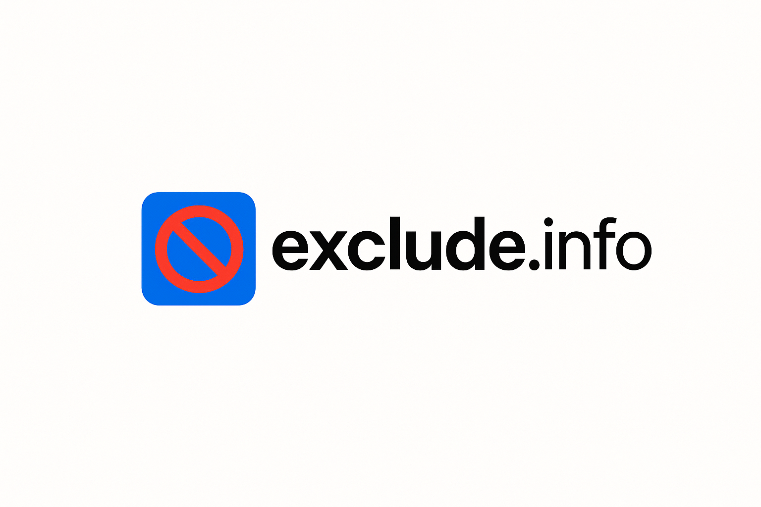 exclude.info logo