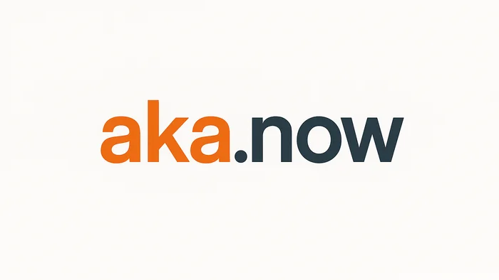 Domain aka.now Brand