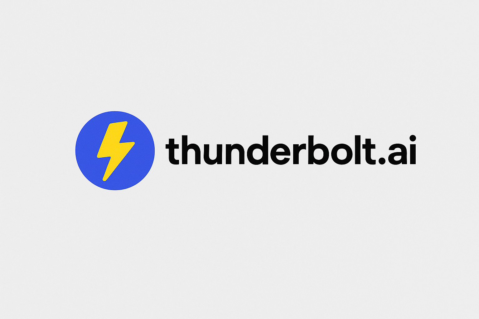 Domain thunderbolt.ai Brand