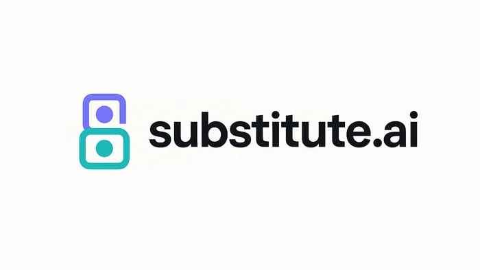 Domain substitute.ai Brand