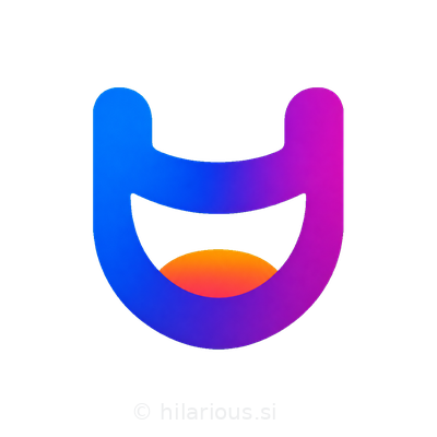 logotipo de hilarious.si