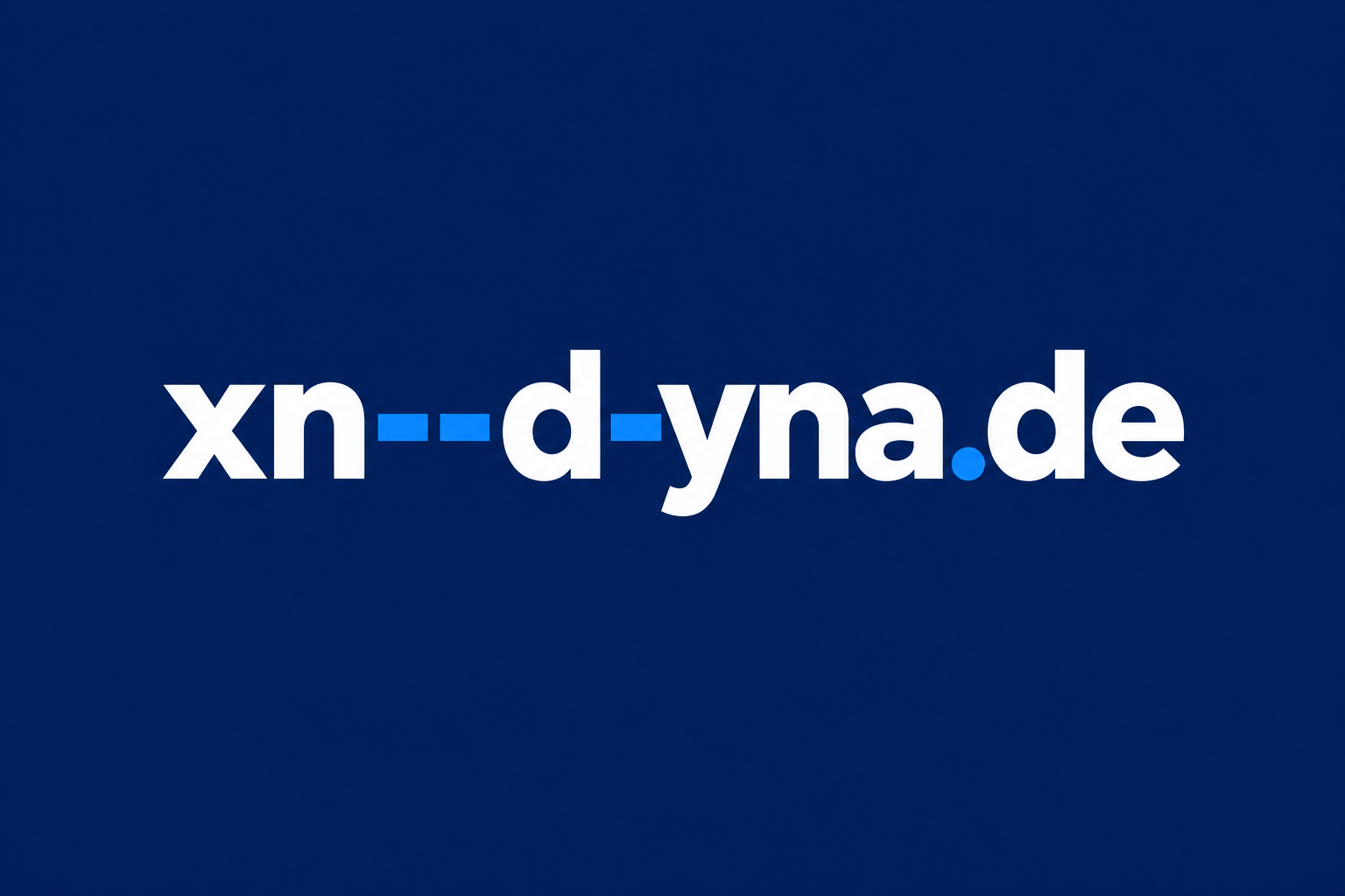 xn--d-yna.de のロゴ