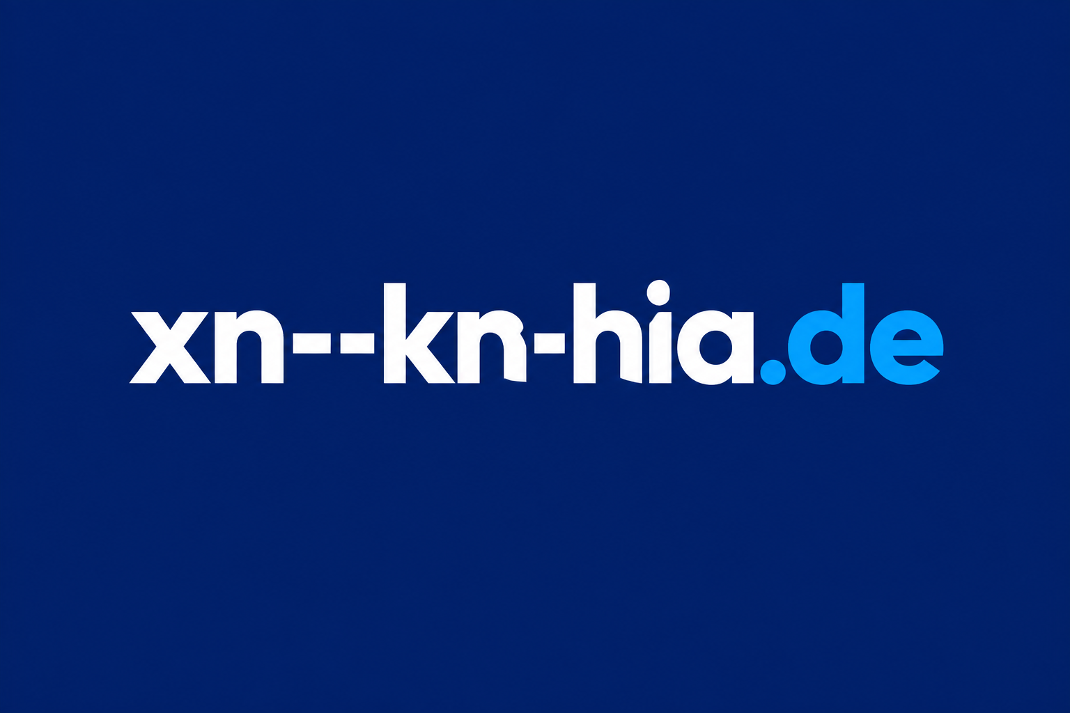 xn--kn-hia.de लोगो