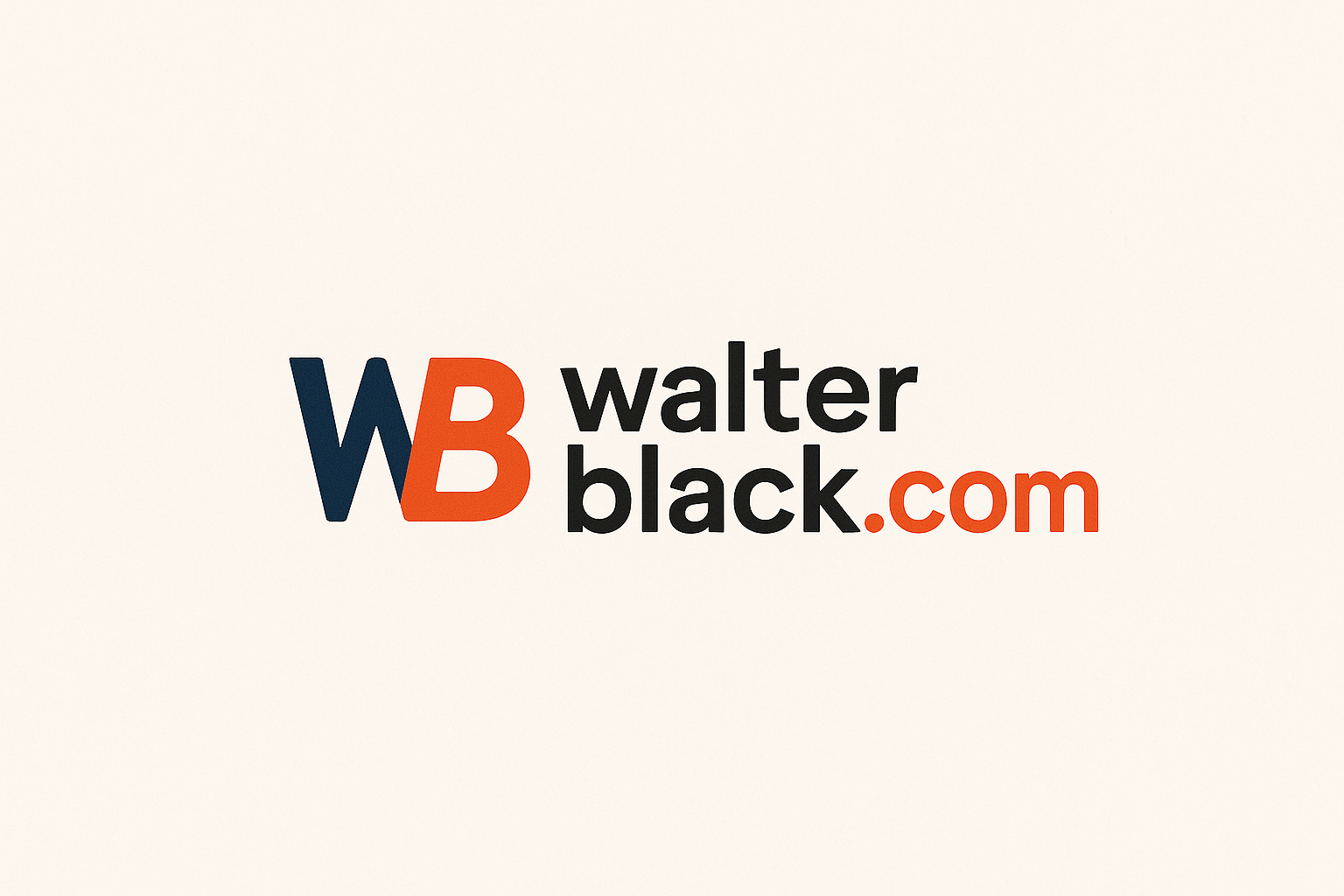 walterblack.com 로고