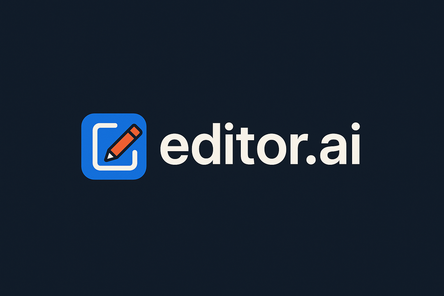 Domain editor.ai Brand