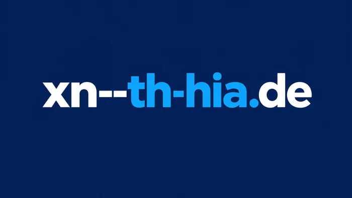 Domain xn--th-hia.de Brand