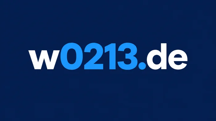 Domain w0213.de Brand