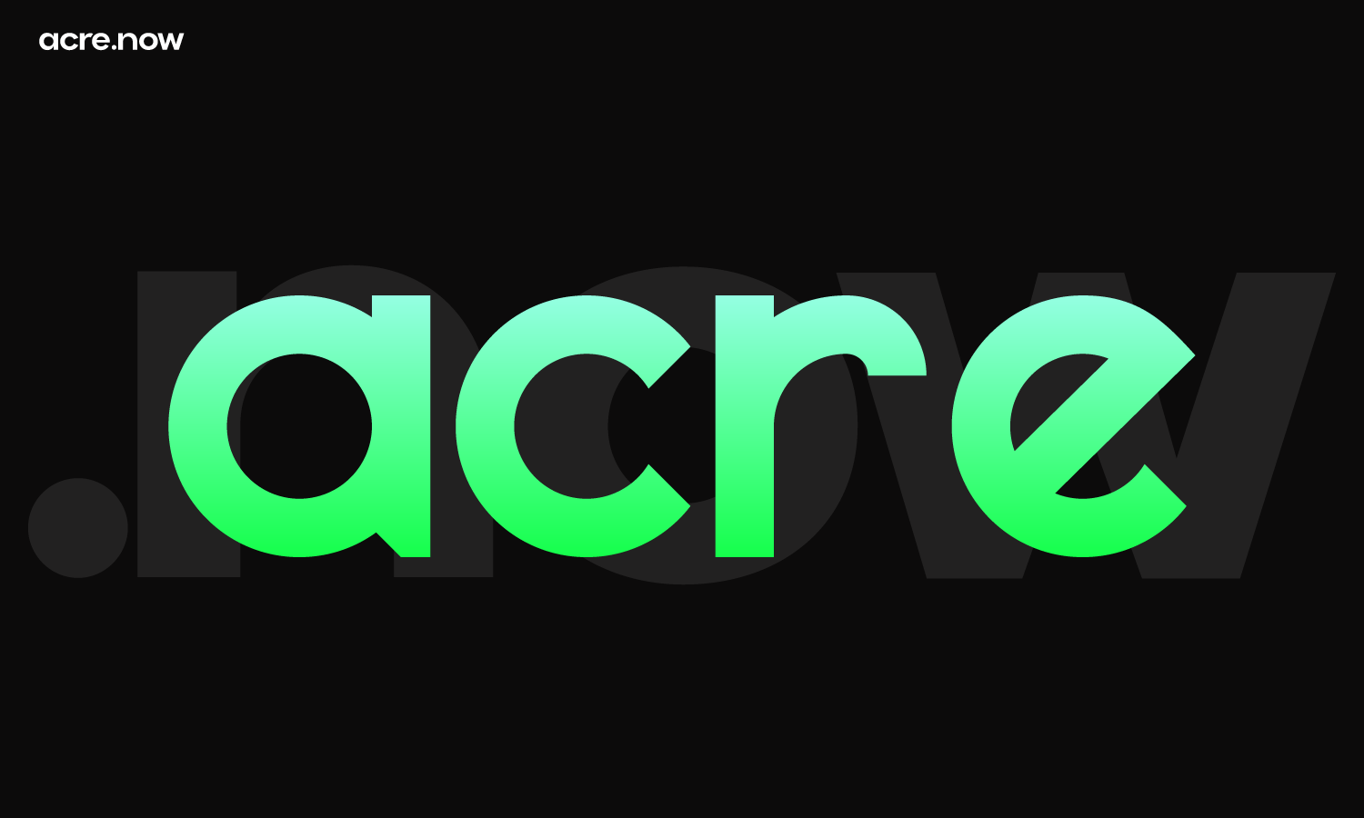 Domain acre.now Brand