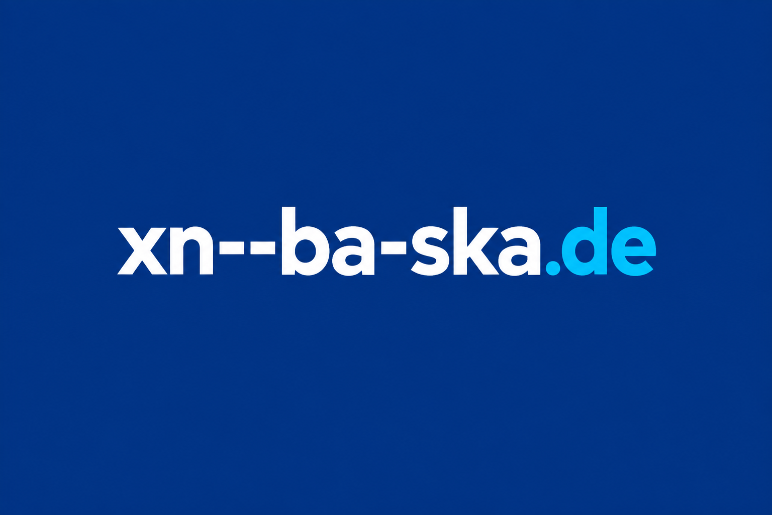 xn--ba-ska.de のロゴ