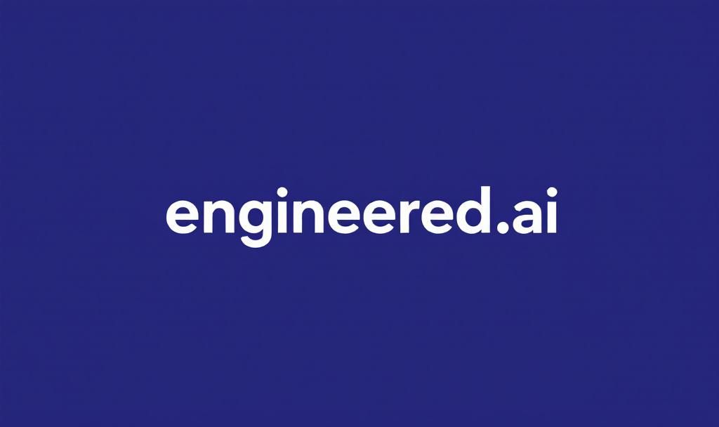 Domain engineered.ai Brand