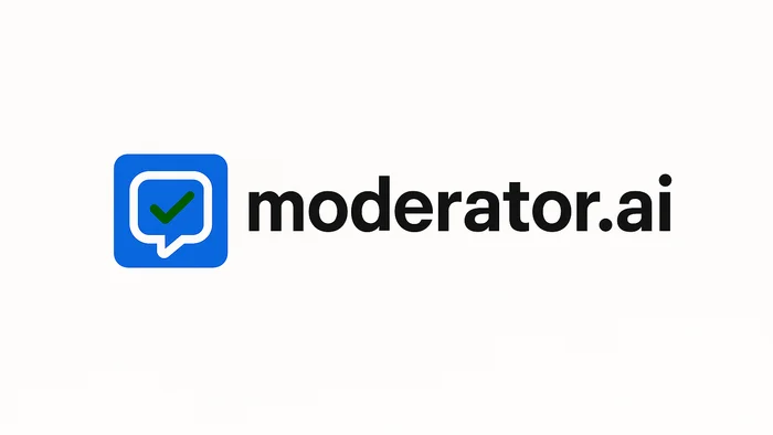 Domain moderator.ai Brand