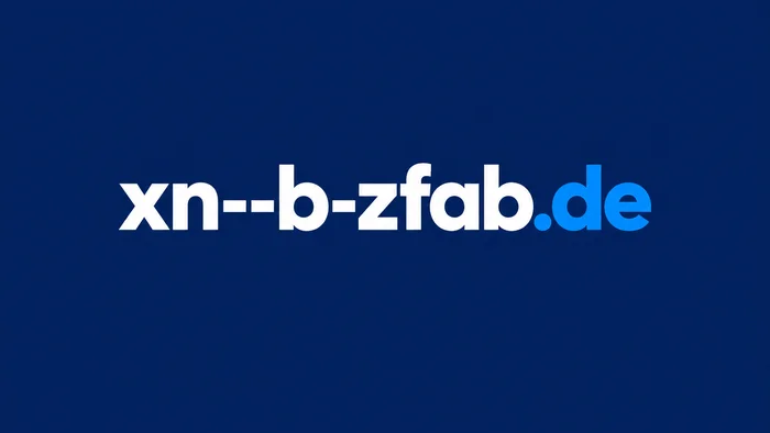 Domain xn--b-zfab.de Brand