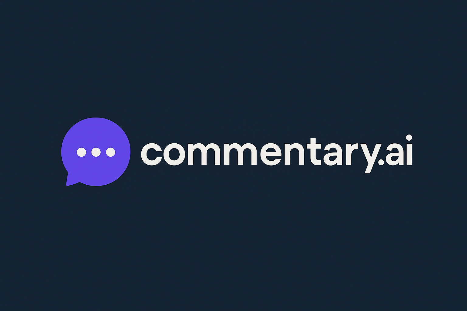 Domain commentary.ai Brand