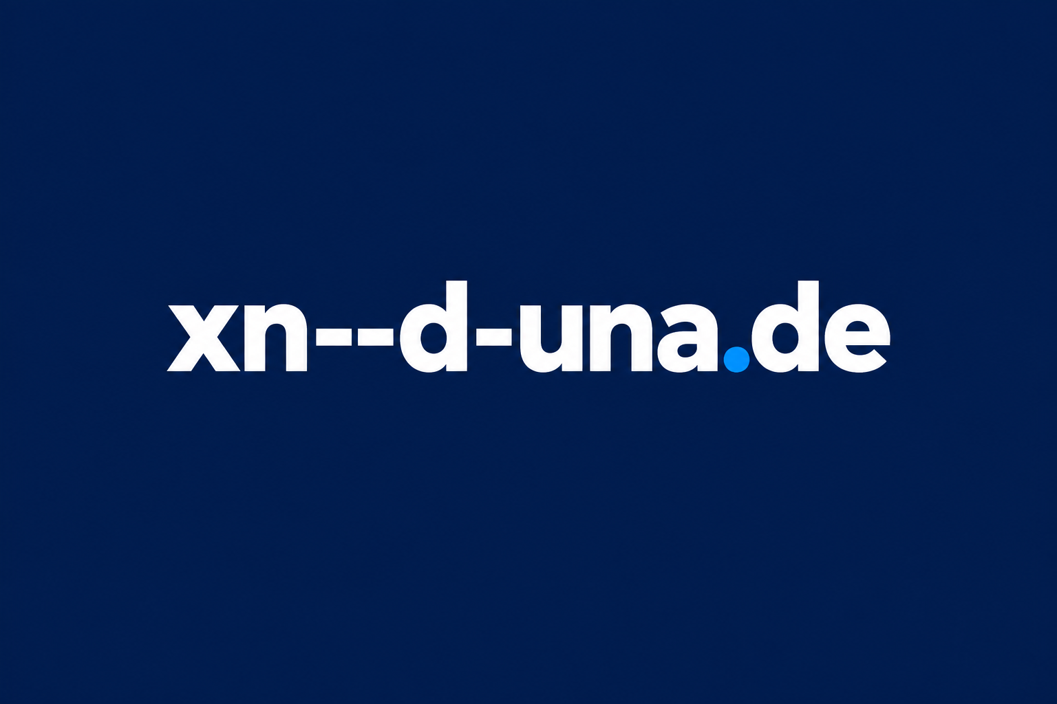 xn--d-una.de 로고