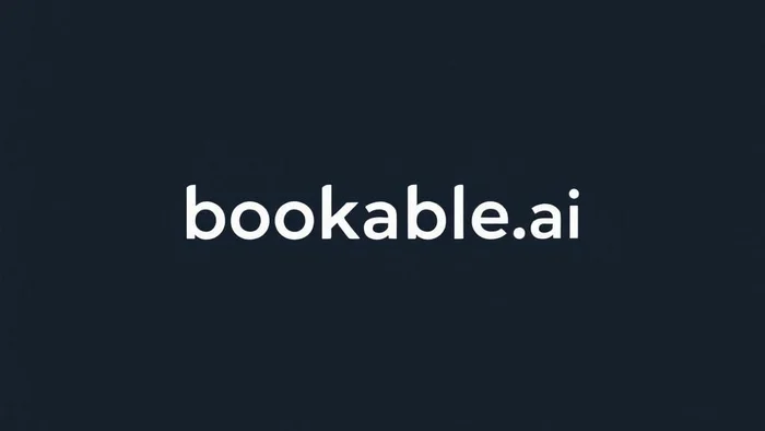 Domain bookable.ai Brand