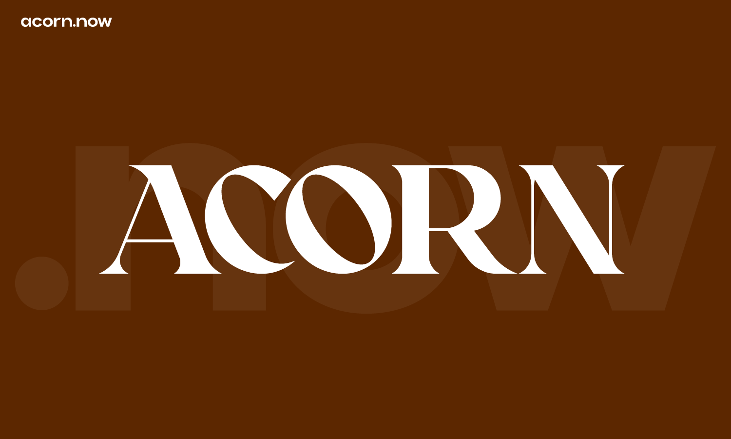 acorn.now logo