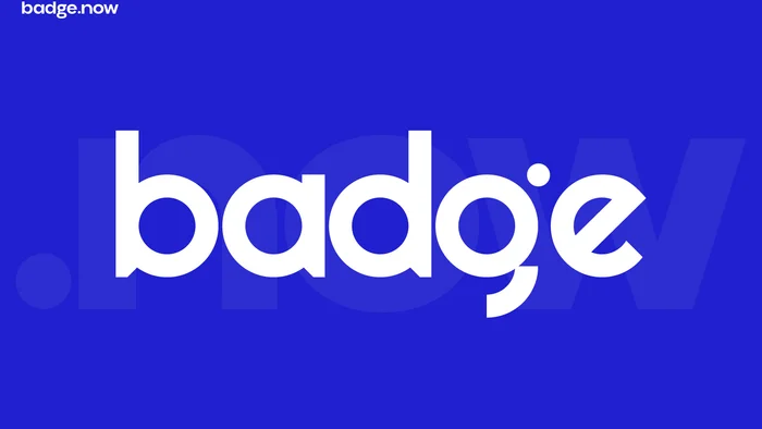 Domain badge.now Brand