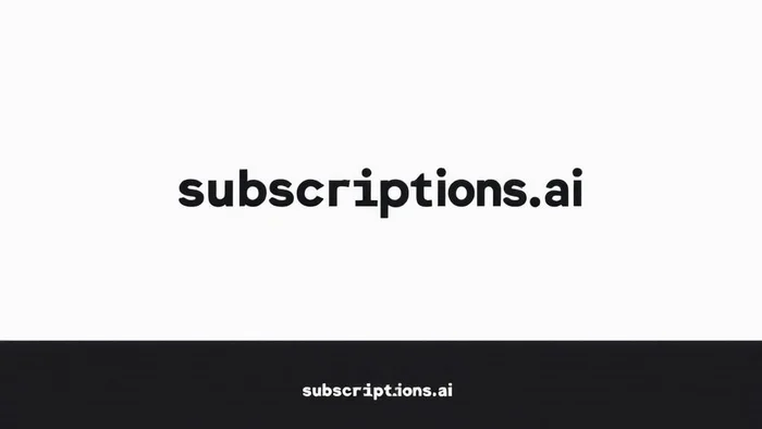 Domain subscriptions.ai Brand