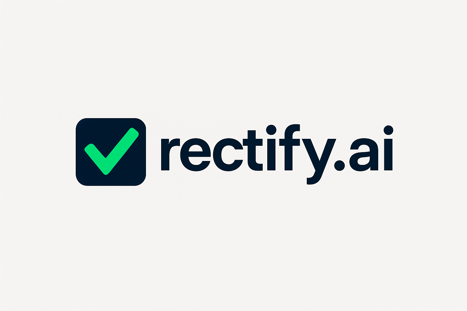 Domain rectify.ai Brand