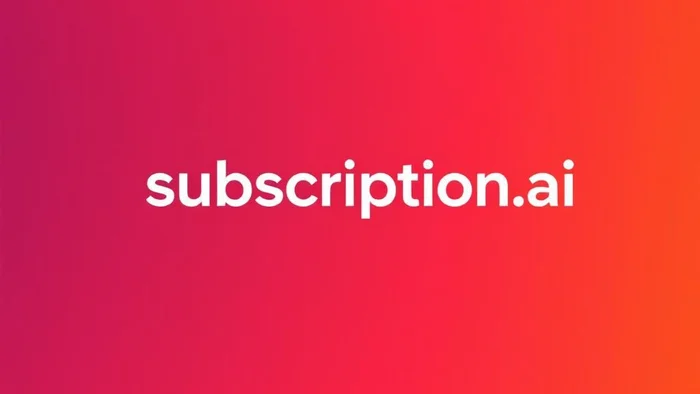 Domain subscription.ai Brand