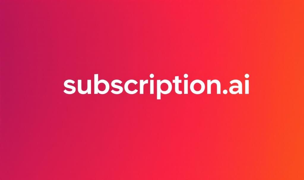 Domain subscription.ai Brand