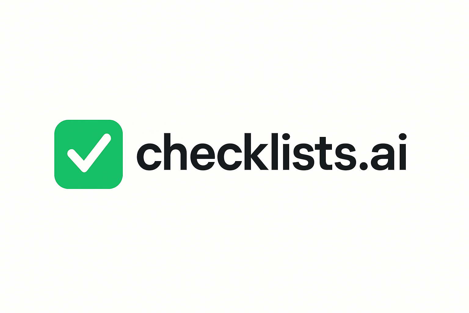 Domain checklists.ai Brand