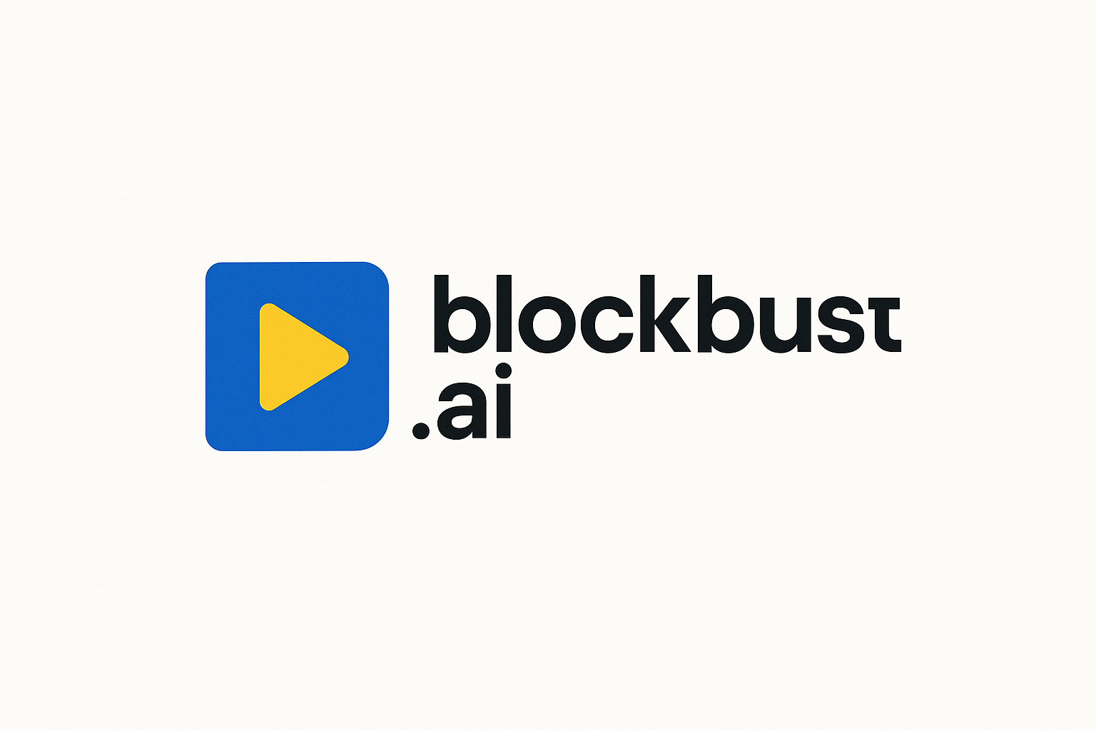 Domain blockbuster.ai Brand